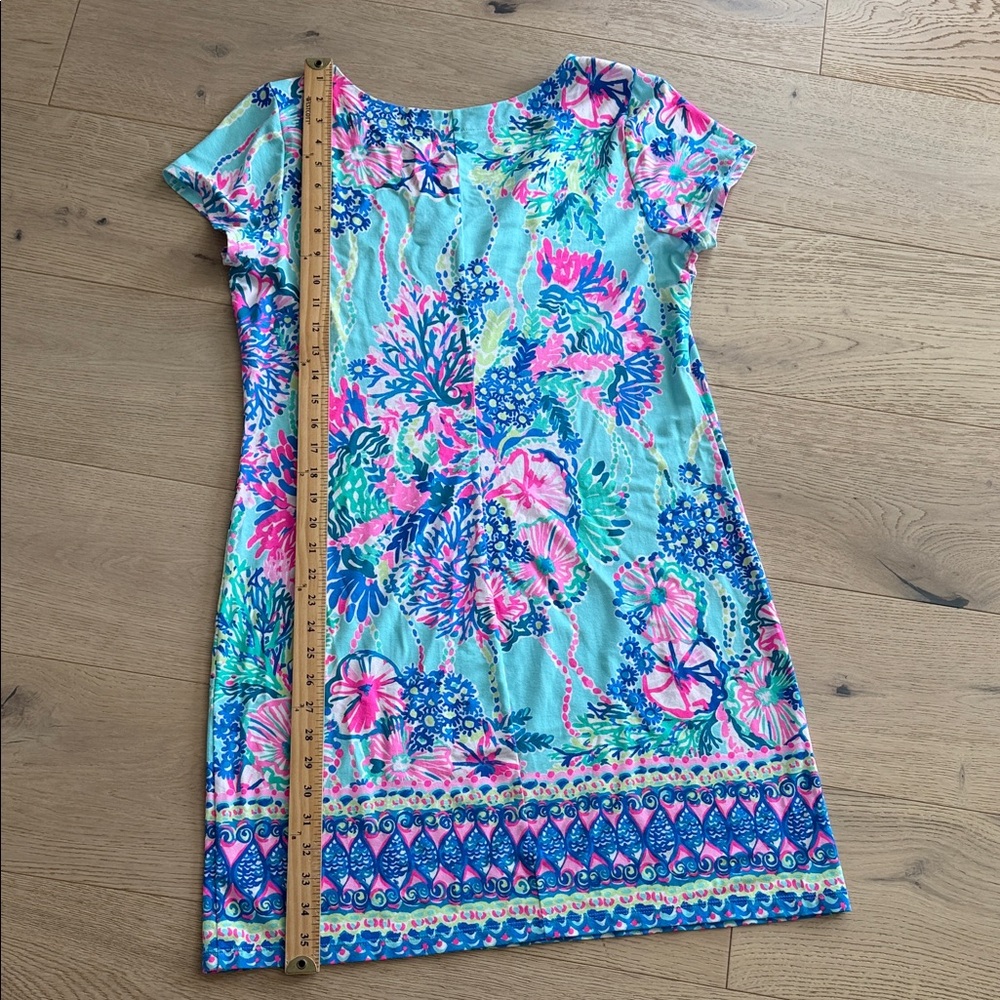 Lilly Pulitzer Sophiletta Dress Beach You To It UPF 50+ Preppy Resortwear Large - Picture 4 of 7